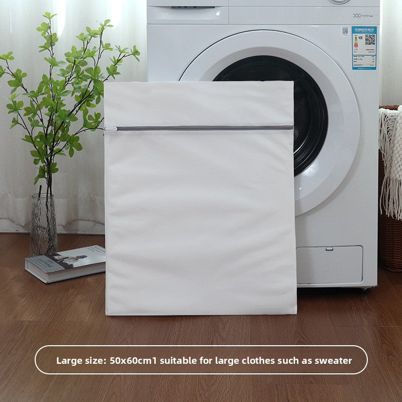 Thickened Gray Laundry Mesh Bag for Machine Washing