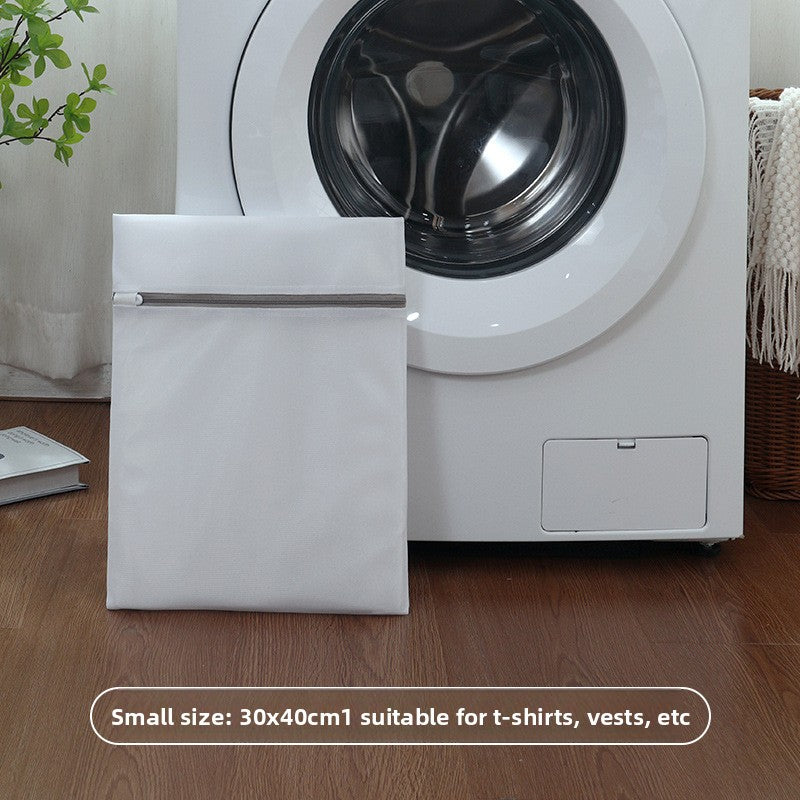 Thickened Gray Laundry Mesh Bag for Machine Washing