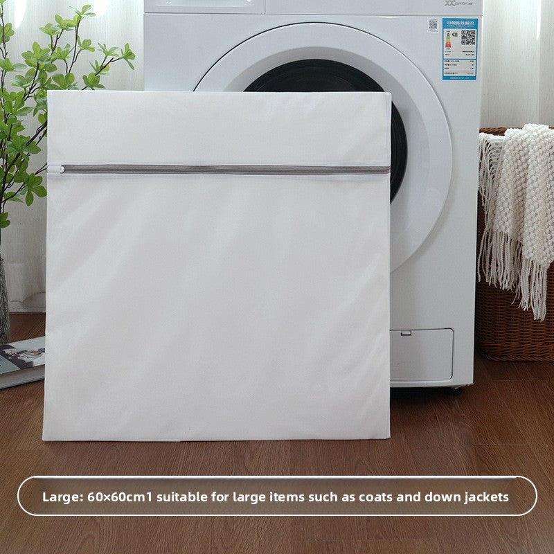 Thickened Gray Laundry Mesh Bag for Machine Washing